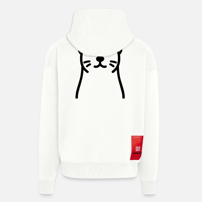 Otter - Zip Hoodie - made by SPREAD - OFF WHITE