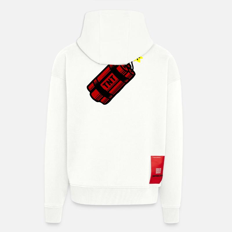 Dynamite Tnt - Zip Hoodie - made by SPREAD - OFF WHITE