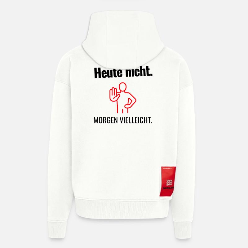 Stopp - Zip Hoodie - made by SPREAD - OFF WHITE