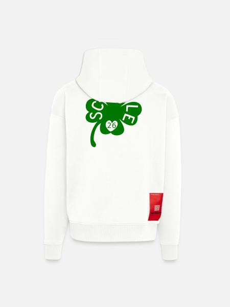 Schule 26 Kleeblatt - Zip Hoodie - made by SPREAD - OFF WHITE