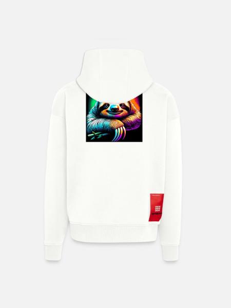 Faultier - Zip Hoodie - made by SPREAD - OFF WHITE