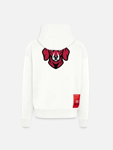 Dackel Maskottchen Logo - Zip Hoodie - made by SPREAD - OFF WHITE
