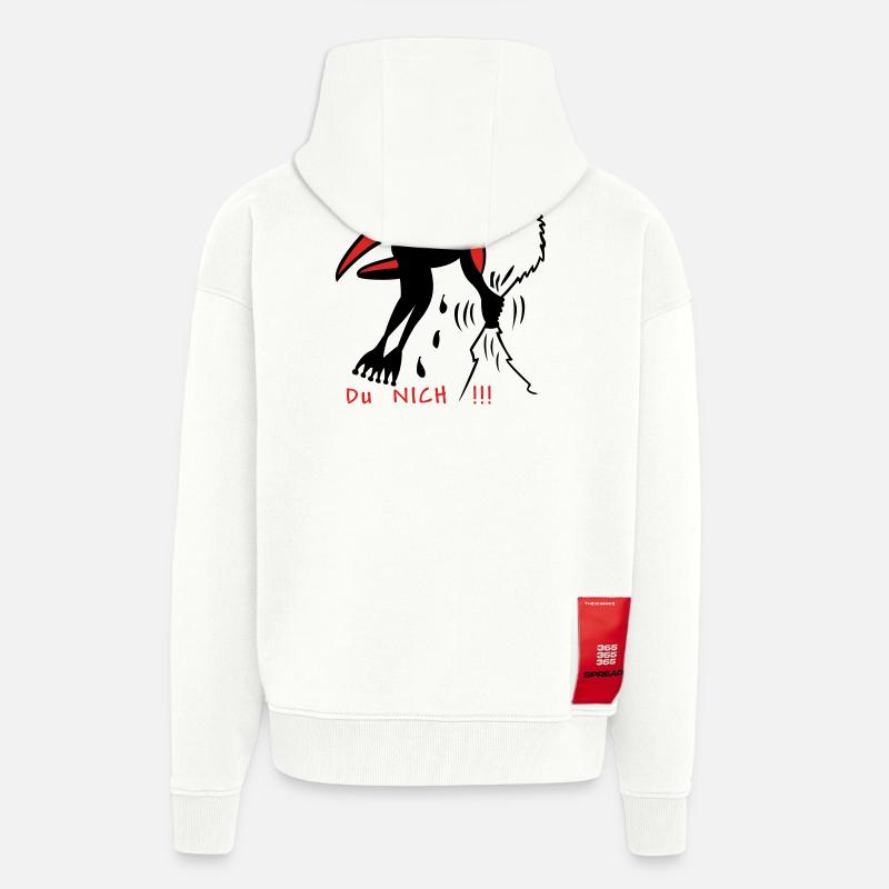 Frosch - Zip Hoodie - made by SPREAD - OFF WHITE