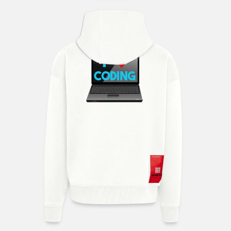 Programmieren, Programmierer, Informatiker - Zip Hoodie - made by SPREAD - OFF WHITE