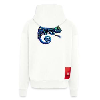 Chamäleon - Zip Hoodie - made by SPREAD - OFF WHITE - Hinten