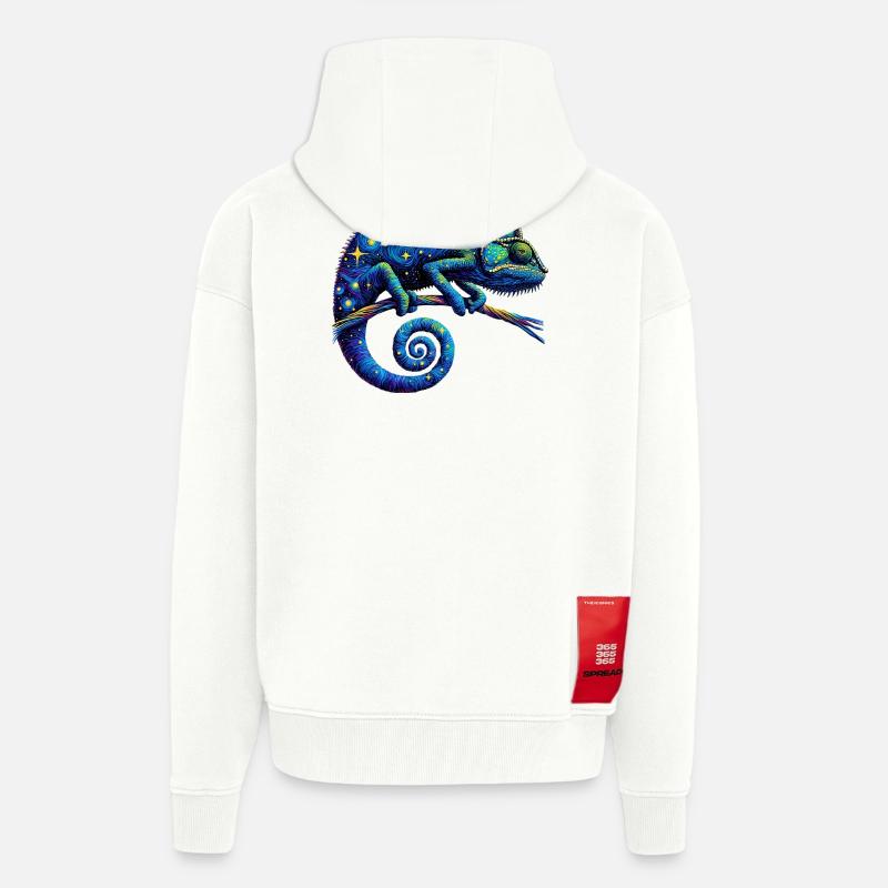 Chamäleon - Zip Hoodie - made by SPREAD - OFF WHITE