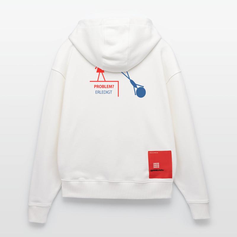 Funny saying – problem? Done! Zip Hoodie - made by SPREAD