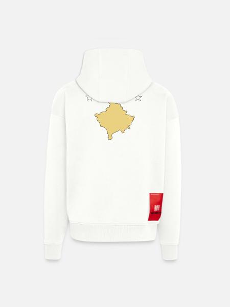 kosovo - Zip Hoodie - made by SPREAD - OFF WHITE