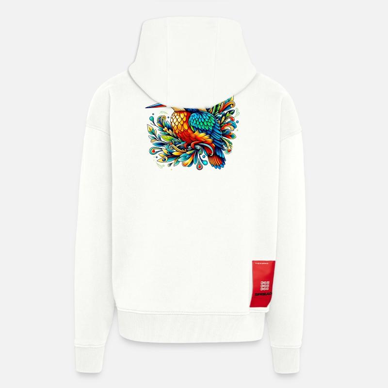 Eisvogel - Zip Hoodie - made by SPREAD - OFF WHITE