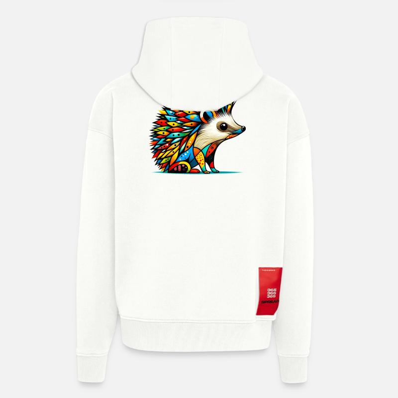 Igel - Zip Hoodie - made by SPREAD - OFF WHITE
