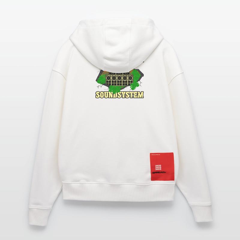 Système de son Dub Veste à capuche bio épaisse oversize fabriqué en UE