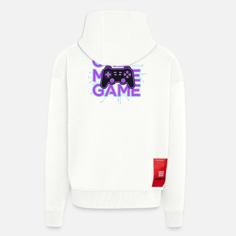 Ein Spielcontroller-Neon-Schaltkreis - Zip Hoodie - made by SPREAD - OFF WHITE