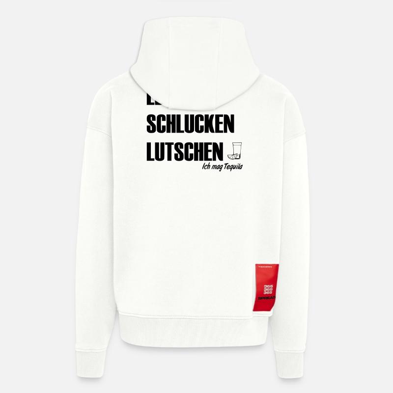 Ich mag Tequila - Zip Hoodie - made by SPREAD - OFF WHITE