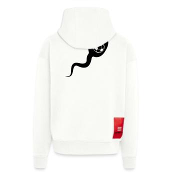 Sperma Sperma Fußball - Zip Hoodie - made by SPREAD - OFF WHITE - Hinten
