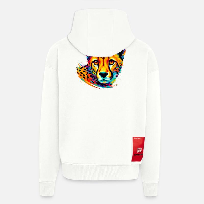 Gepard - Zip Hoodie - made by SPREAD - OFF WHITE
