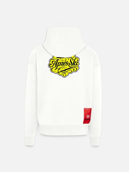 Après-ski Mountains Alps - Zip Hoodie - made by SPREAD - OFF WHITE