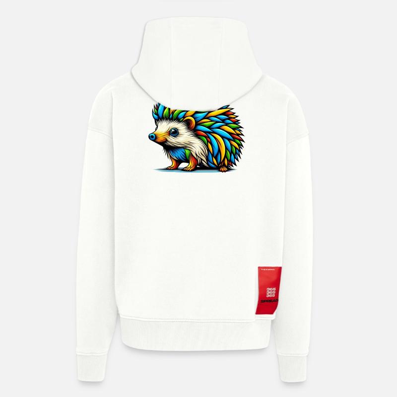 Igel - Zip Hoodie - made by SPREAD - OFF WHITE