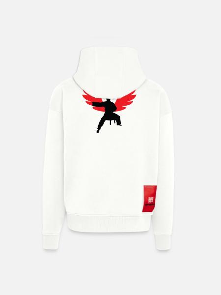 Aikido – Kampfsport – Aikido - Zip Hoodie - made by SPREAD - OFF WHITE