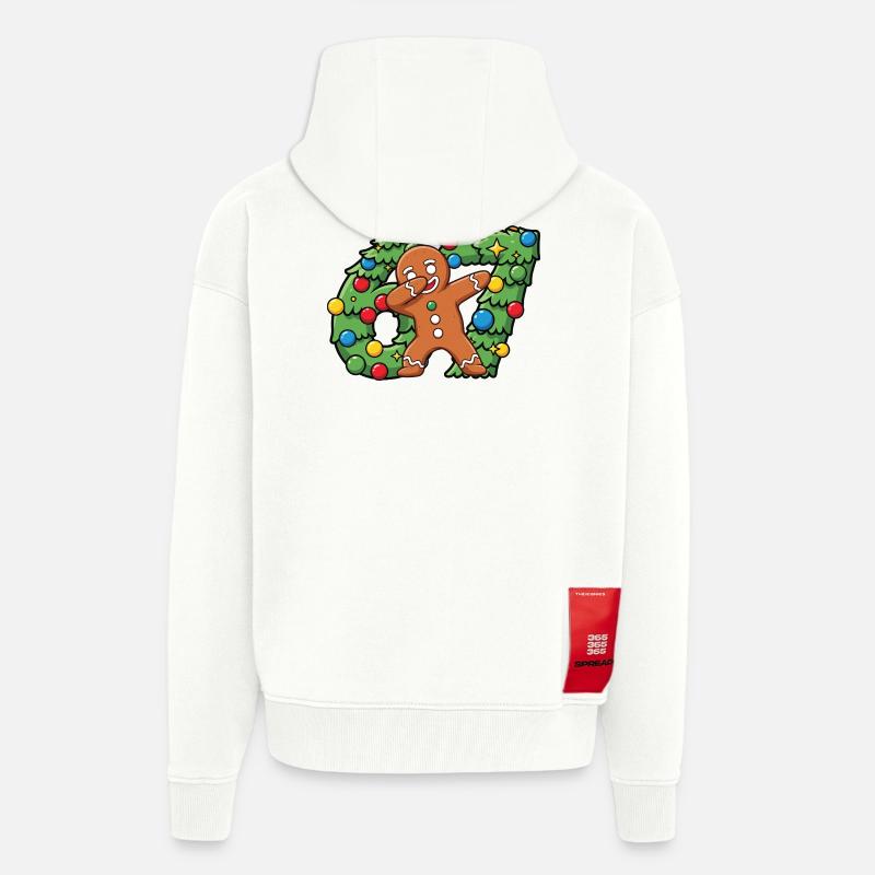 67 Meme-Lebkuchentanz auf dem Weihnachtskranz - Zip Hoodie - made by SPREAD - OFF WHITE