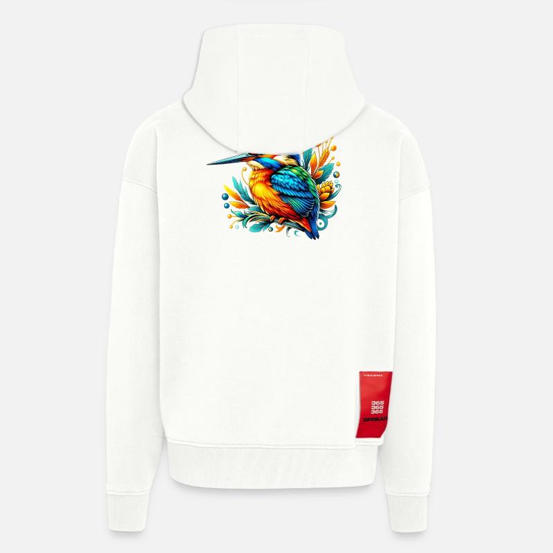 Eisvogel - Zip Hoodie - made by SPREAD - OFF WHITE