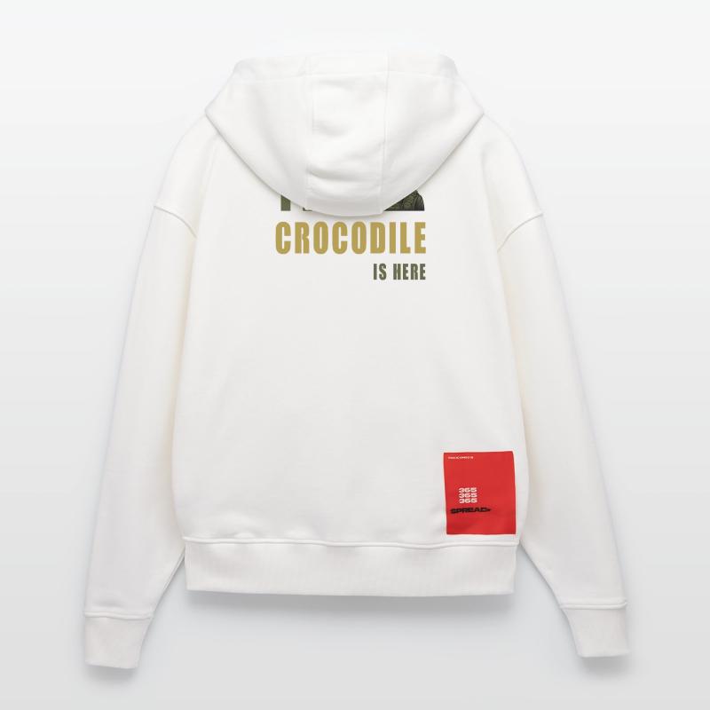 Krokodil im Einsatz – Keep Calm Zip Hoodie - made by SPREAD