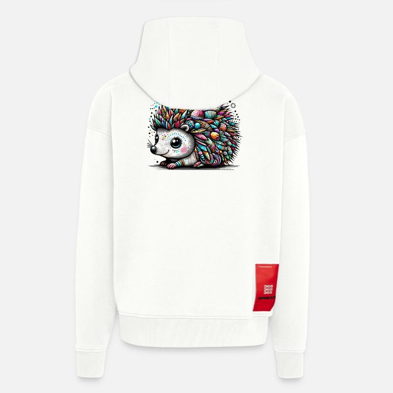 Igel - Zip Hoodie - made by SPREAD - OFF WHITE