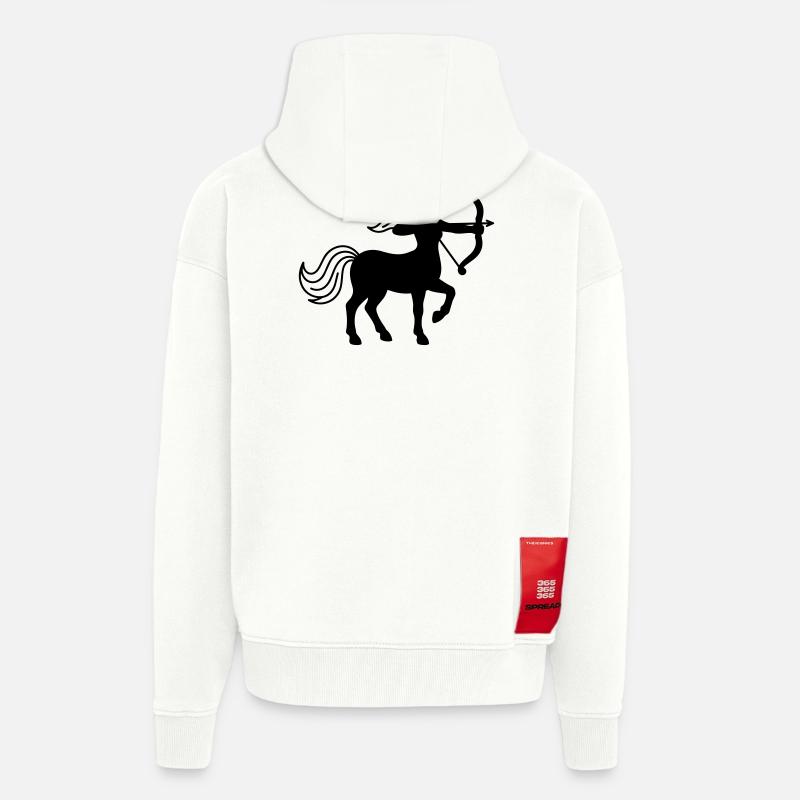 Zentaur - Zip Hoodie - made by SPREAD - OFF WHITE