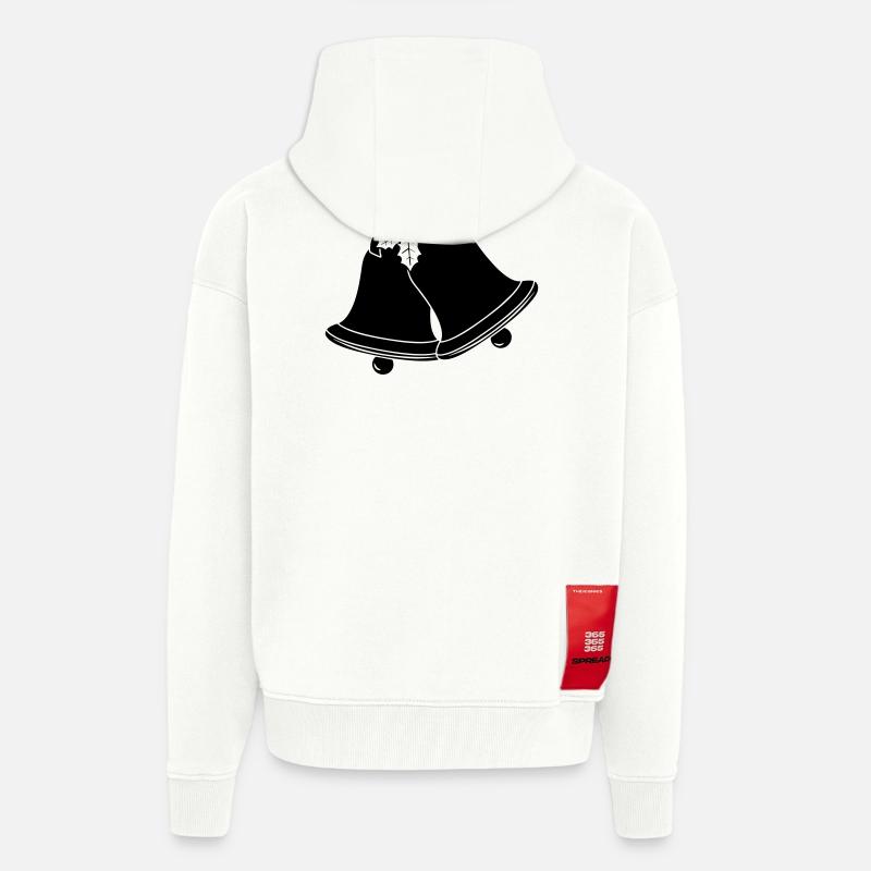 Kirchenglocken Schattenbild - Zip Hoodie - made by SPREAD - OFF WHITE