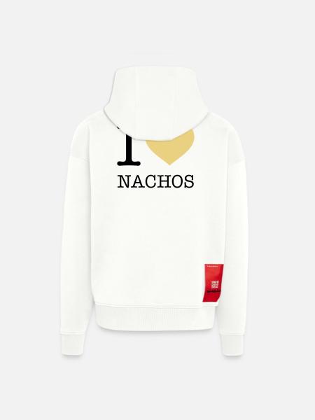 I LOVE NACHOS - Zip Hoodie - made by SPREAD - OFF WHITE
