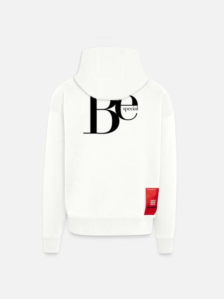 være speciel, især fantastisk stor LOL unik - Heavyweight oversized organic hættejakke made in EU - OFF WHITE