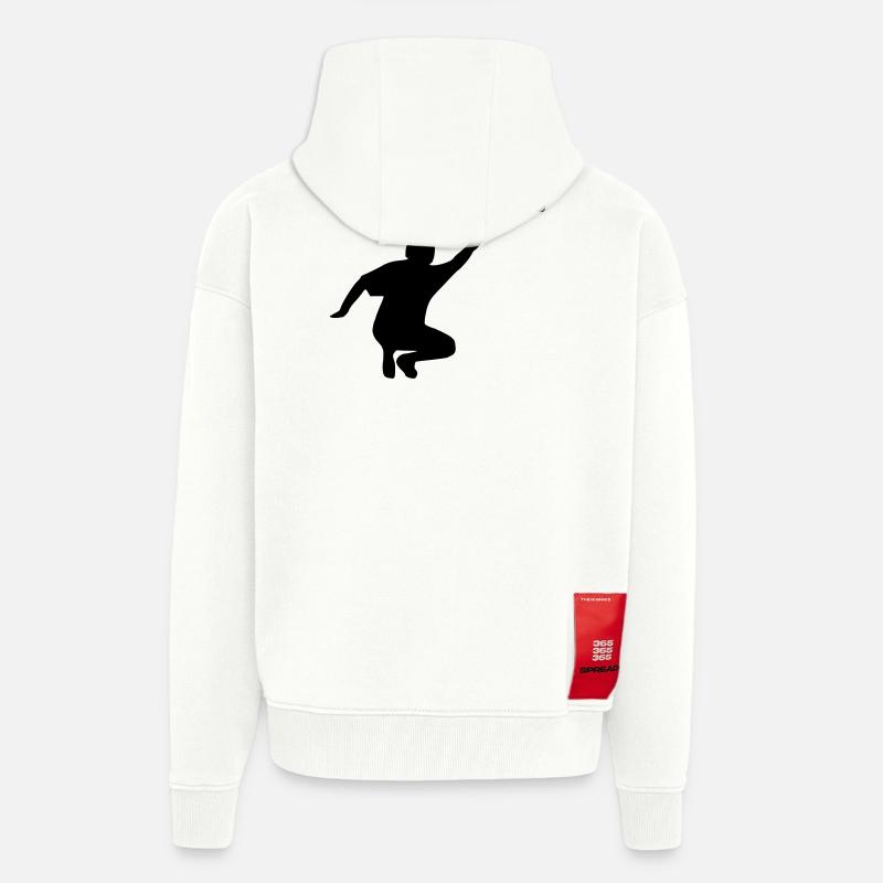 Petanque Spieler - Zip Hoodie - made by SPREAD - OFF WHITE