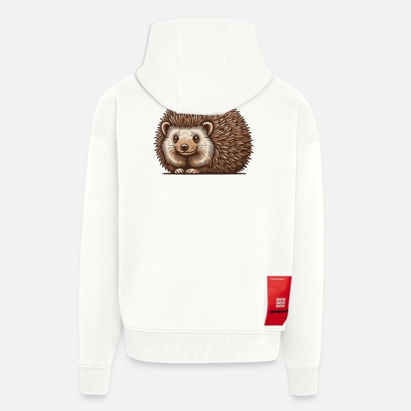 Igel - Zip Hoodie - made by SPREAD - OFF WHITE