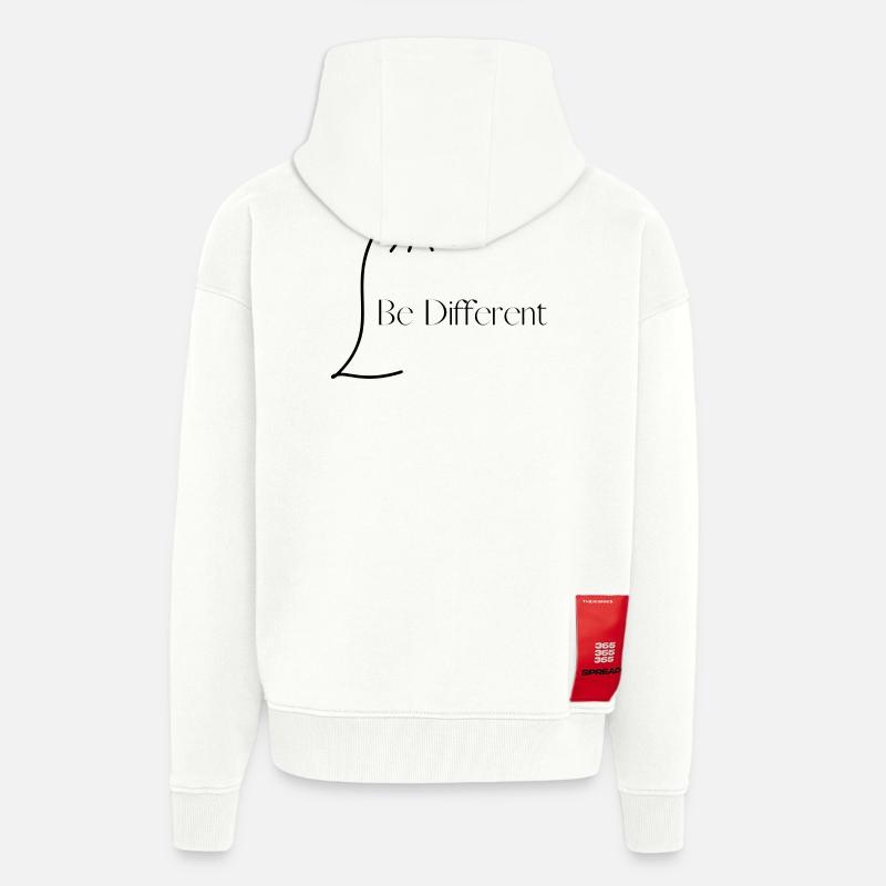 Anders sein als andere - Zip Hoodie - made by SPREAD - OFF WHITE