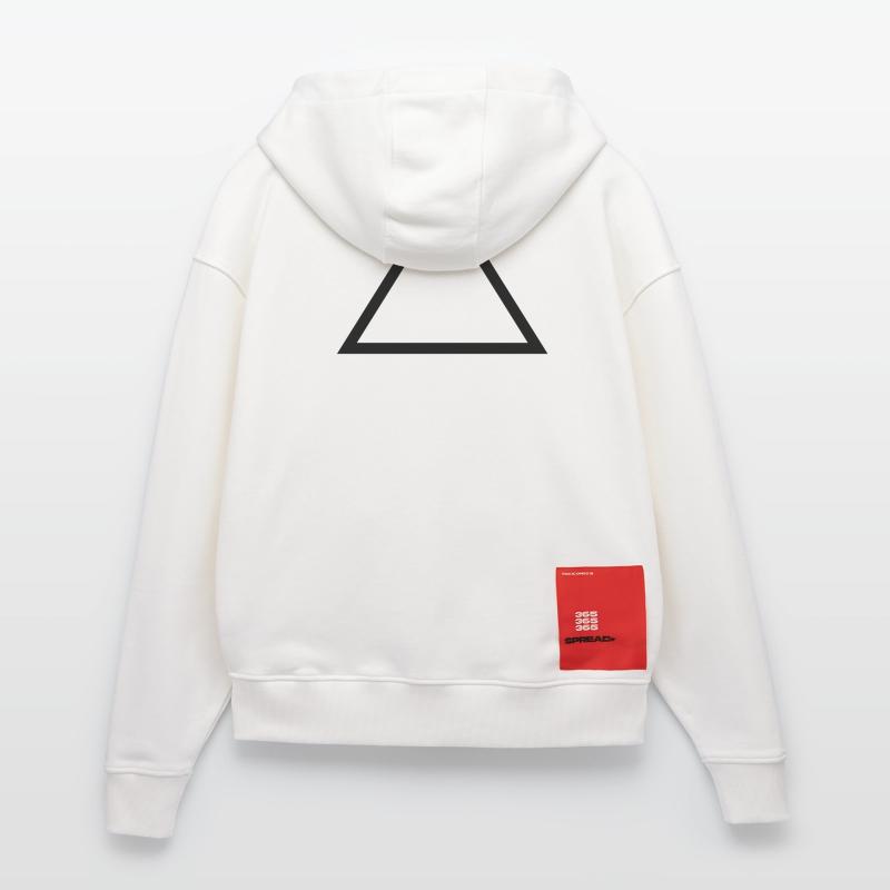 Triangle Zip Hoodie - made by SPREAD