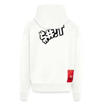 Scheiße - Zip Hoodie - made by SPREAD - OFF WHITE - Hinten
