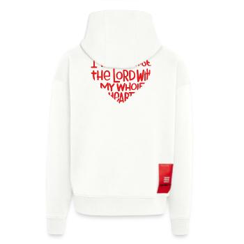 Von ganzem Herzen - Zip Hoodie - made by SPREAD - OFF WHITE - Hinten