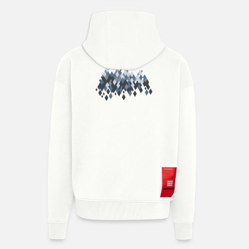 Berge - Zip Hoodie - made by SPREAD - OFF WHITE