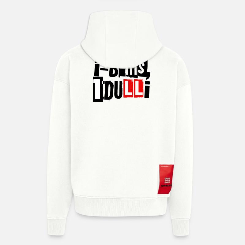 i-Bims, 1 Dulli - Zip Hoodie - made by SPREAD - OFF WHITE