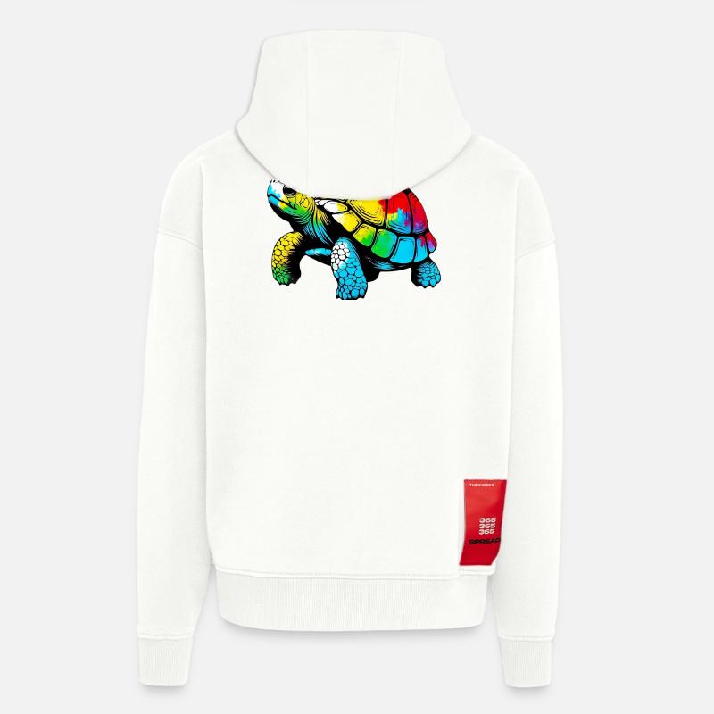 Schildkröte - Zip Hoodie - made by SPREAD - OFF WHITE