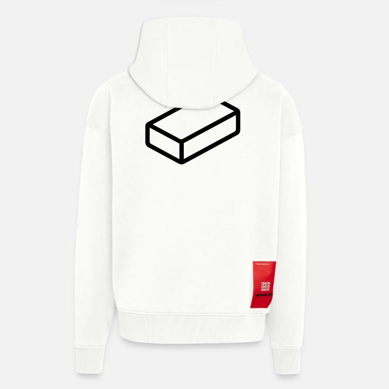 Ziegel - Zip Hoodie - made by SPREAD - OFF WHITE