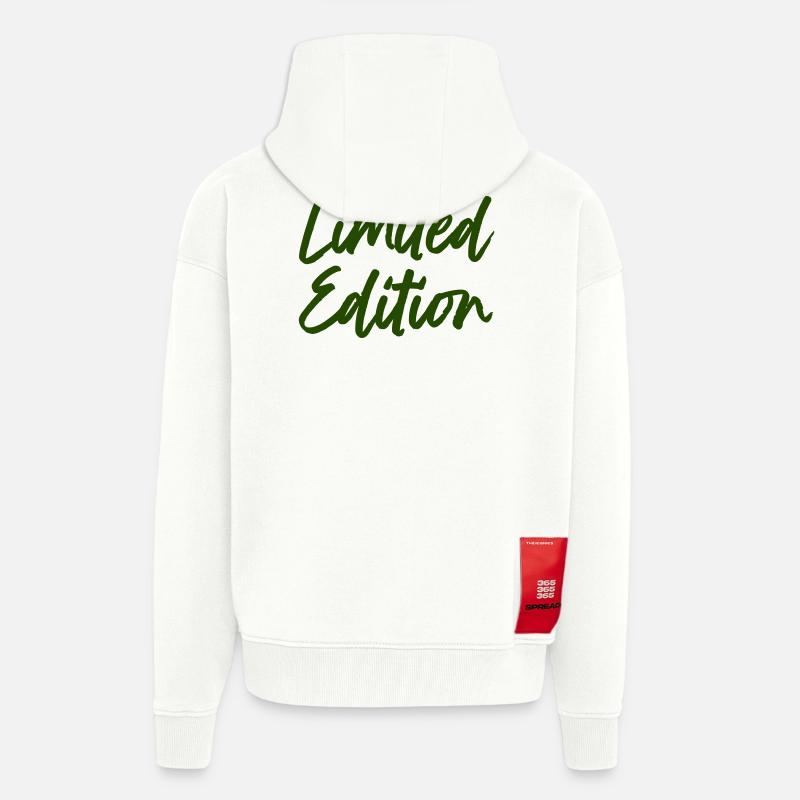 limited_edition - Veste à capuche bio épaisse oversize fabriqué en UE - OFF WHITE