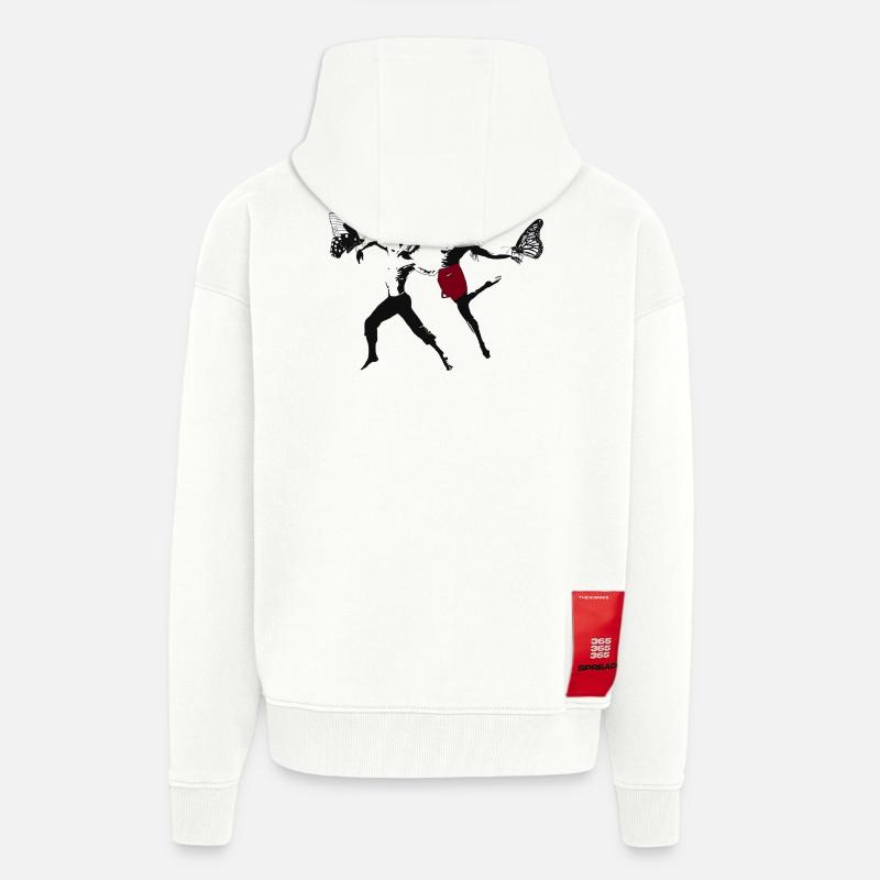 Moderne Dance - Zip Hoodie - made by SPREAD - OFF WHITE