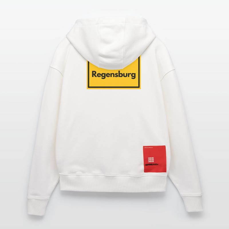 OLD POSTCODE ZIP CODE RETRO 8400 REGENSBURG Zip Hoodie - made by SPREAD