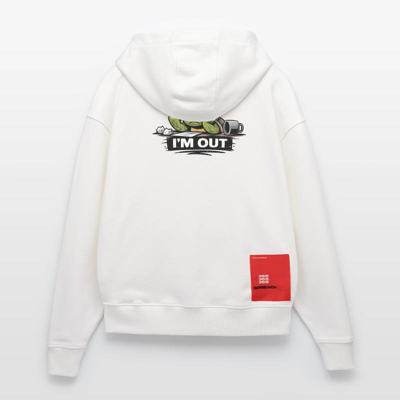 Shell Exit Attitude Turtle Zip Hoodie - made by SPREAD