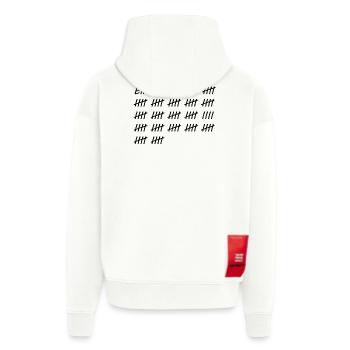 Einzalfall - Zip Hoodie - made by SPREAD - OFF WHITE - Hinten