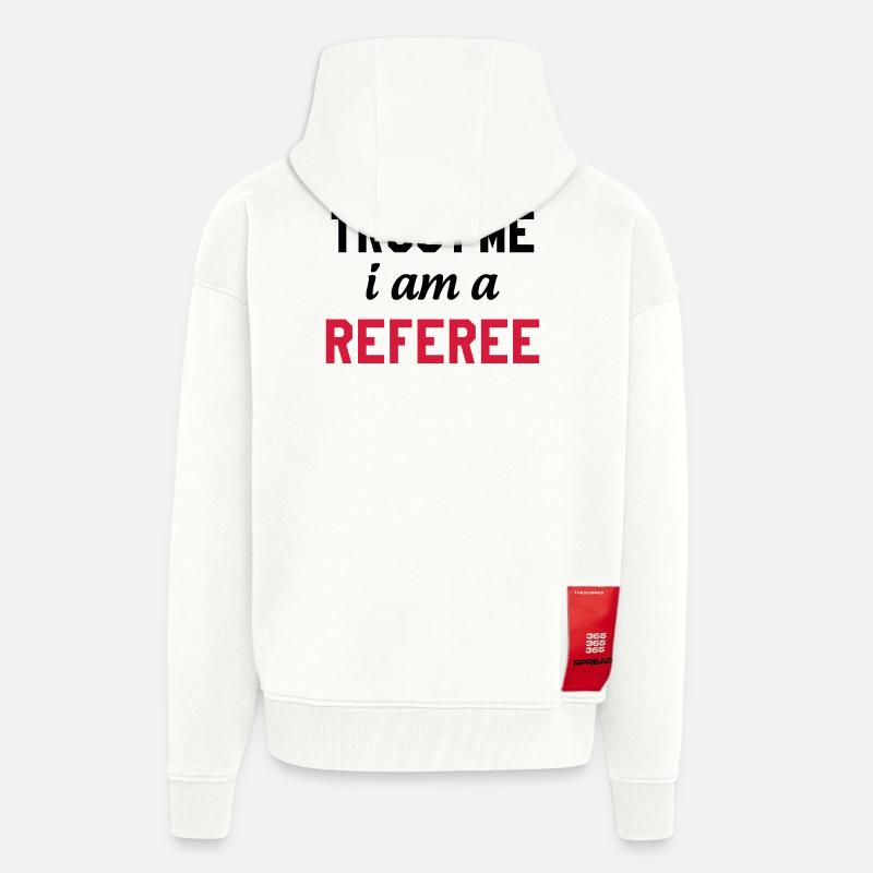 Referee - Schiedsrichter Arbitre - Sport - Match - Zip Hoodie - made by SPREAD - OFF WHITE