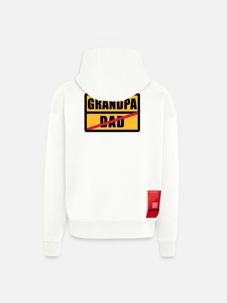 Dad - Grandpa - Zip Hoodie - made by SPREAD - OFF WHITE