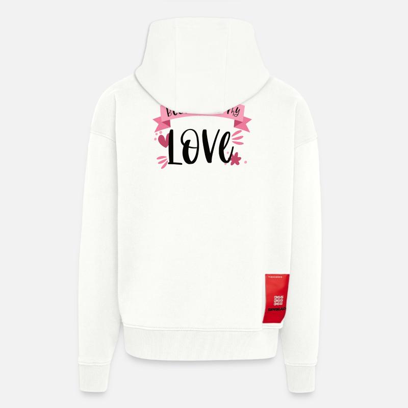 Bouldering Climbing Boulderin Mountains Gift - Zip Hoodie - made by SPREAD - OFF WHITE