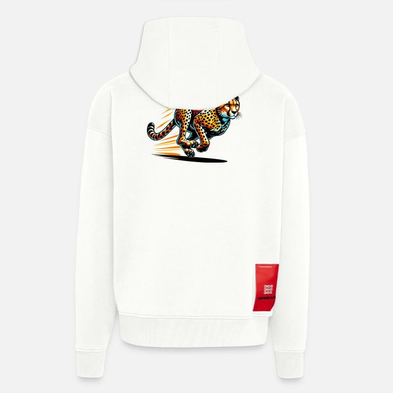 Gepard - Zip Hoodie - made by SPREAD - OFF WHITE