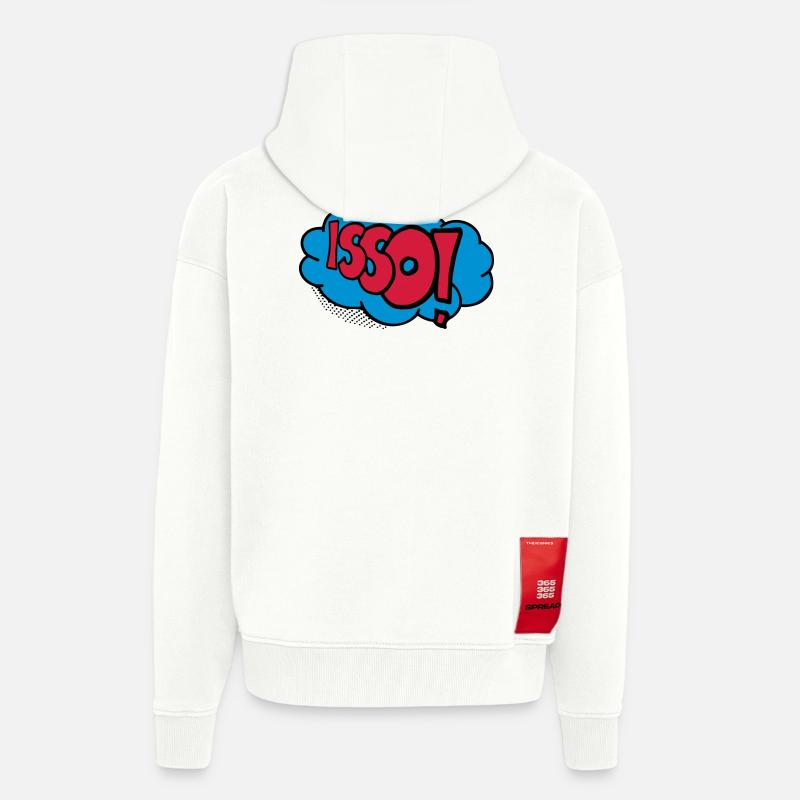Isso! - Zip Hoodie - made by SPREAD - OFF WHITE